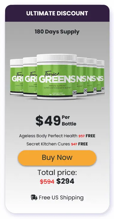 Tonic Greens 6 Bottle Pricing